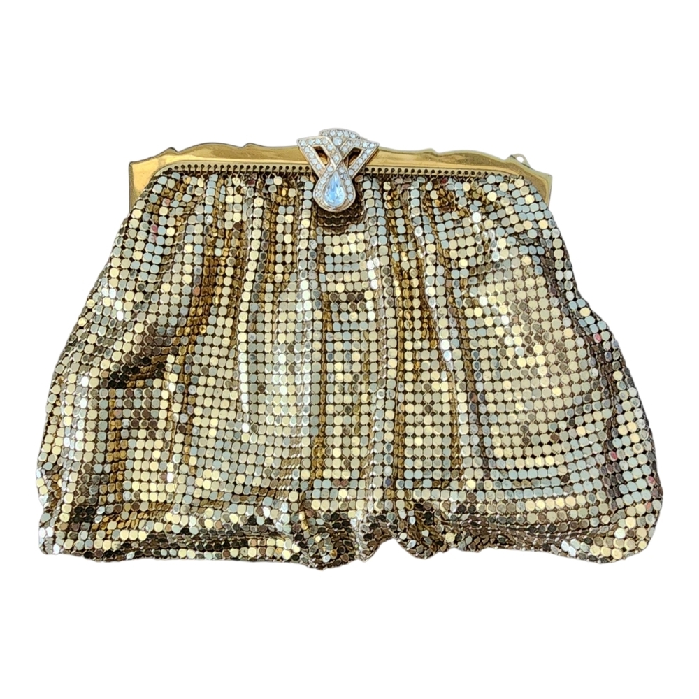 Vintage Whiting & Davis Gold Mesh Clutch